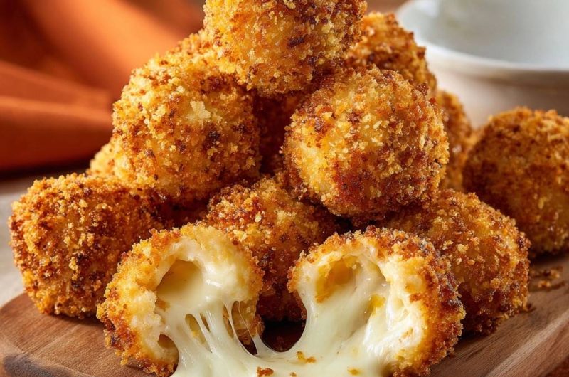 Knusprige Mozzarella-Bällchen