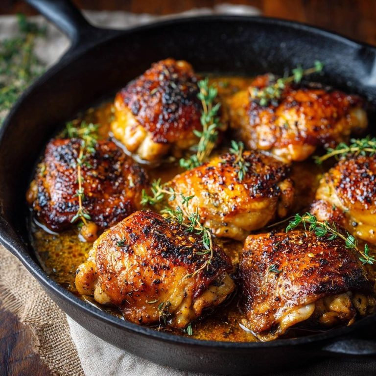 Knusprige Thymian-Hähnchenschenkel: Einfaches Rezept