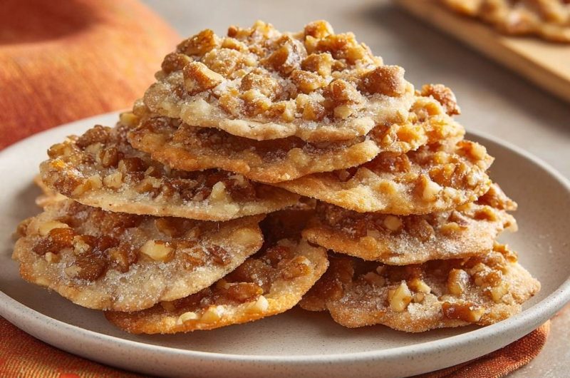 Knusprige Walnussplätzchen