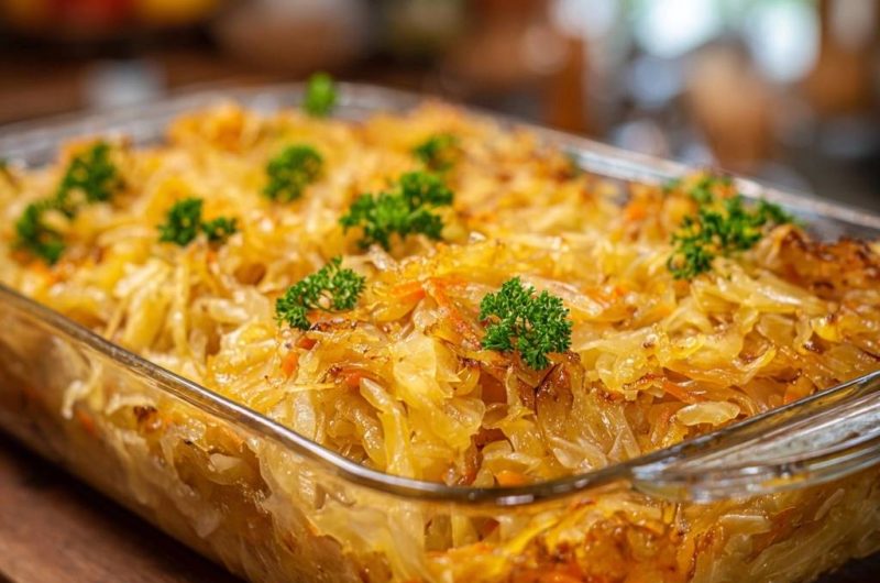 Knuspriger Ofenkraut-Auflauf mit Karotten