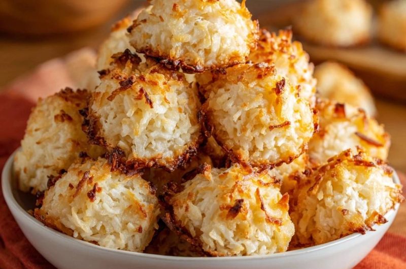 Kokosmakronen (Nie wieder bröckelnde Kokosmakronen!)