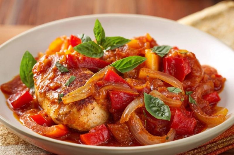 Mediterranes Paprika-Hähnchen