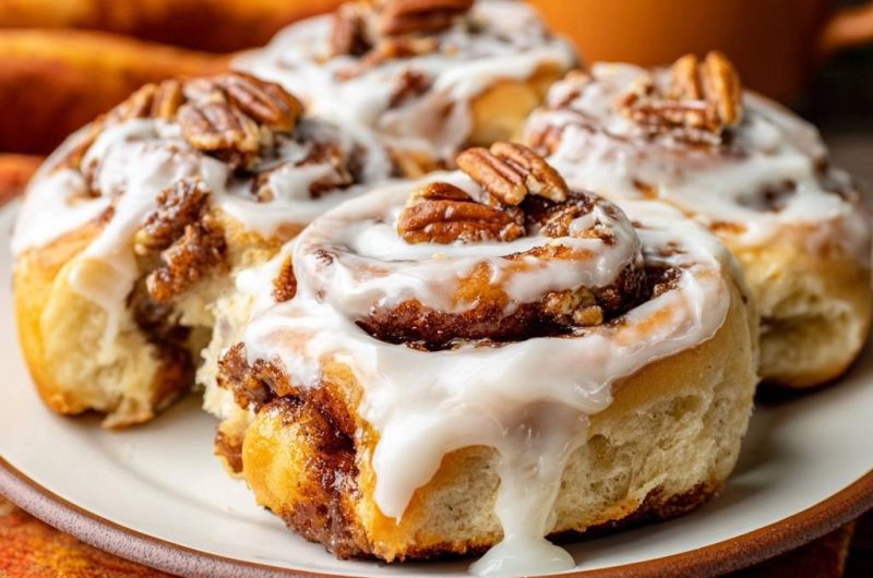 Pekannuss-Zimtschnecken (Die todsichere Aufgeh-Technik)