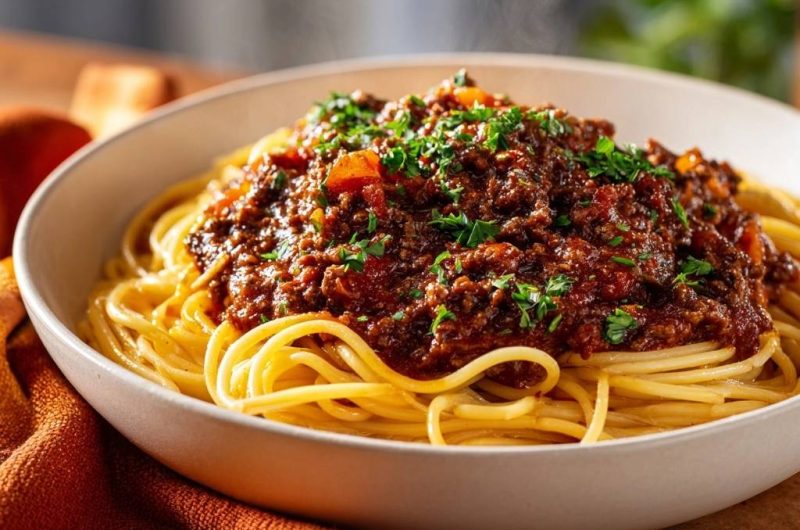 Perfekte Spaghetti Bolognese (Keine wässrige Soße mehr)