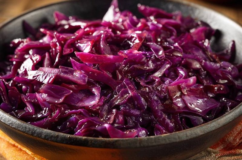 Perfekter Rotkohl