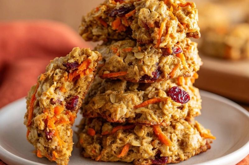Saftige Karotten-Haferflocken-Cookies