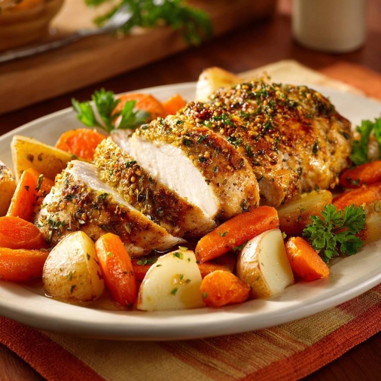 Saftige Senf-Kräuter-Hähnchenbrust: Nie wieder trocken!