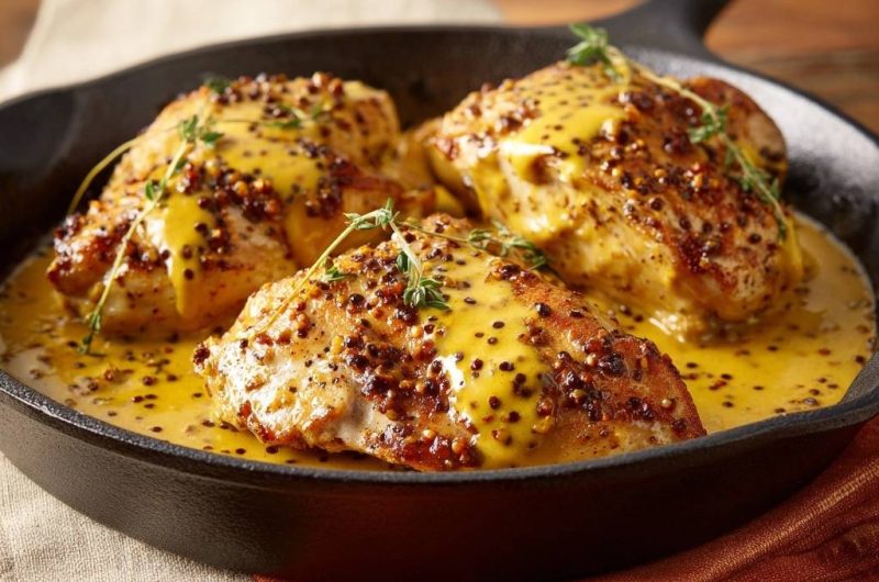 Saftiges Honig-Senf-Hähnchen