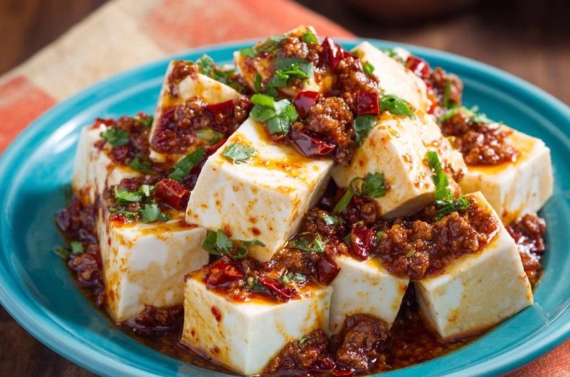 Scharfer Mapo Tofu (Nie wieder matschiger Tofu!)