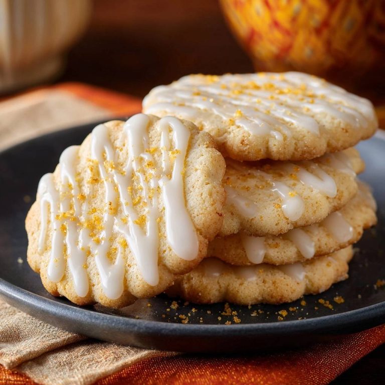 Zitronen-Glasur-Kekse (Nie wieder flache Kekse!)