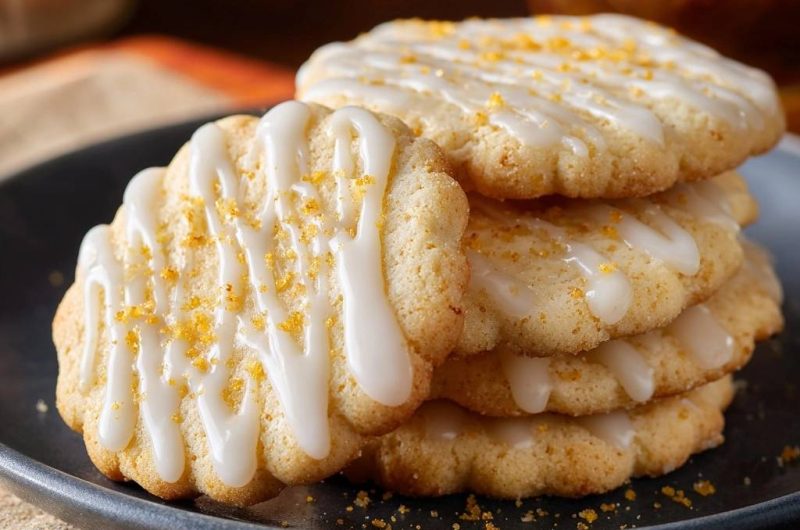 Zitronen-Glasur-Kekse (Nie wieder flache Kekse!)