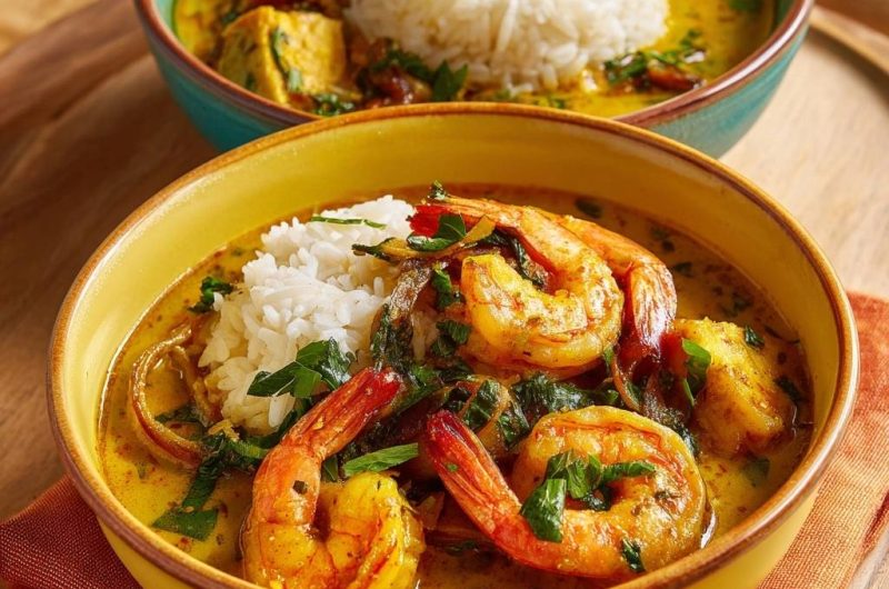 Garnelen-Curry