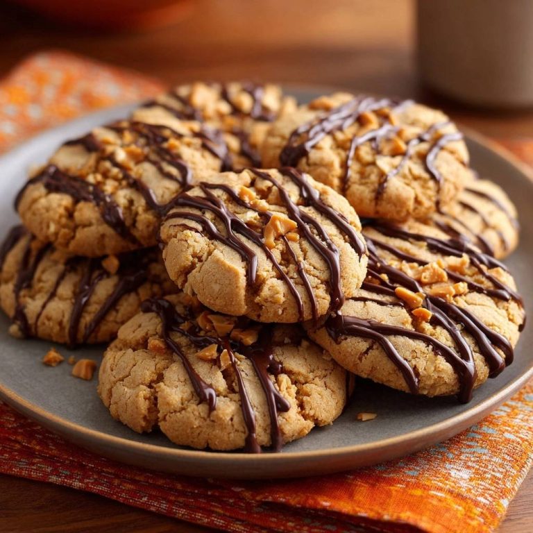Erdnussbutter-Cookies mit Schokoguss, detailreiche Nahaufnahme der saftigen und weichen Kekse mit Schokoladenguss und Erdnussstückchen.