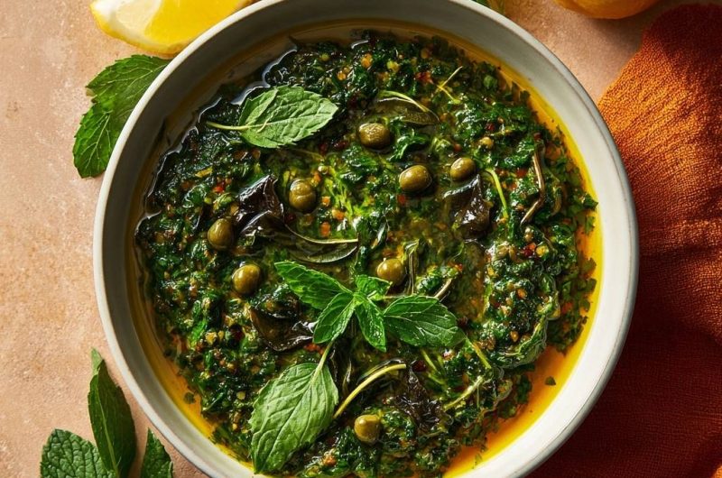 Minze-Kapern-Kräutersauce