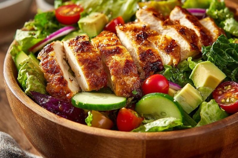 Hähnchen-Avocado-Salat