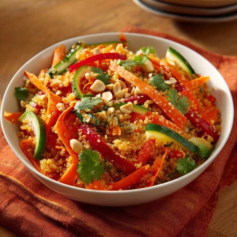 Bunter Quinoa-Salat mit Knusper-Gemüse: Perfekt & Bissfest