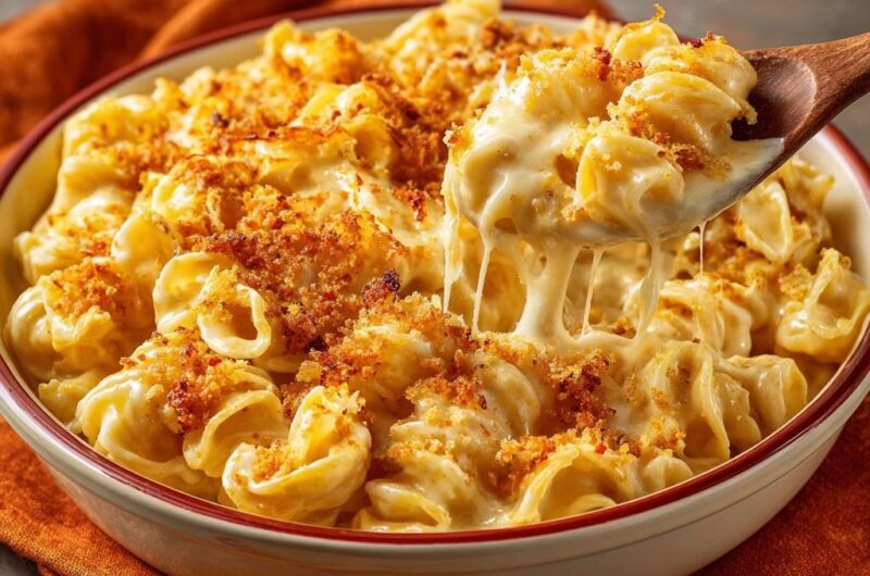 Cremige Mac und Cheese mit Knusperkruste