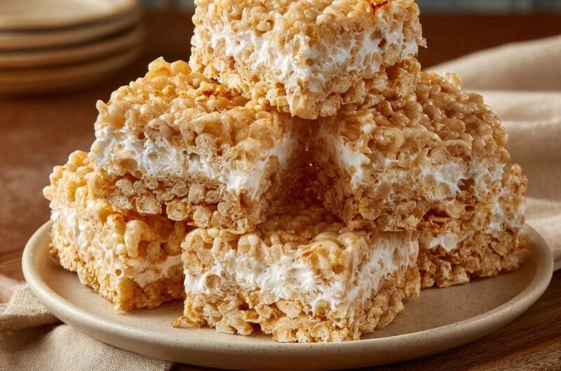 Cremige Marshmallow-Reis-Riegel