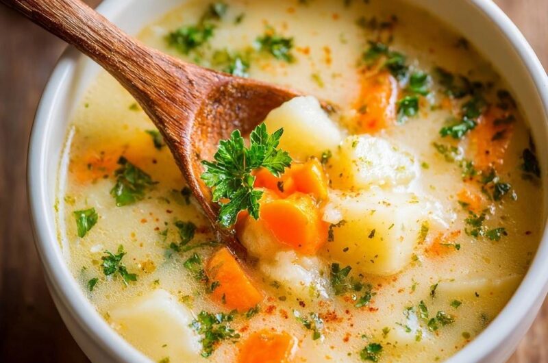 Cremiger Kartoffeleintopf mit Karotten