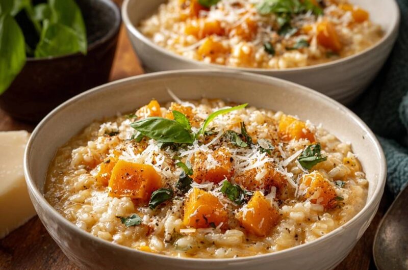 Cremiges Kürbis-Risotto