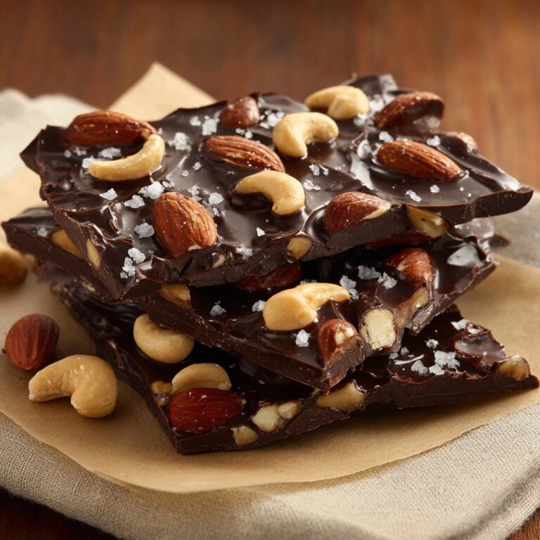 Dunkle Nuss-Meersalz-Schokolade: Rezept für perfekten Glanz