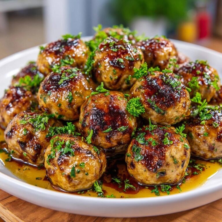 Glasierte Geflügel-Hackbällchen: Saftig & Unwiderstehlich