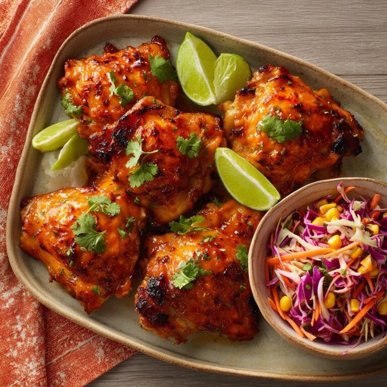 Glasierte Hähnchenschenkel mit Limette: Außen kross, innen saftig