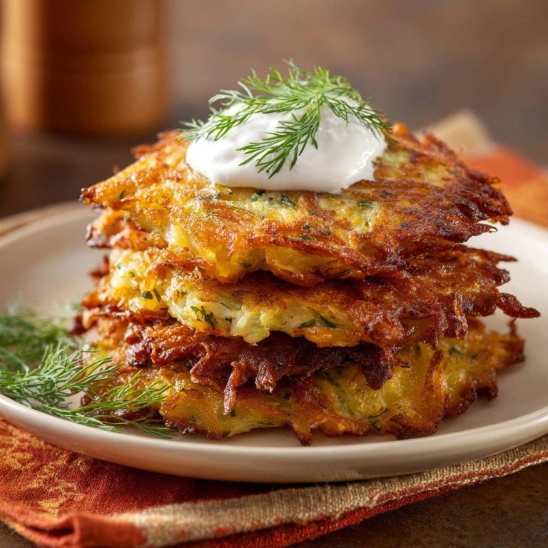Goldbraune Kartoffelpuffer: Außen knusprig, innen zart