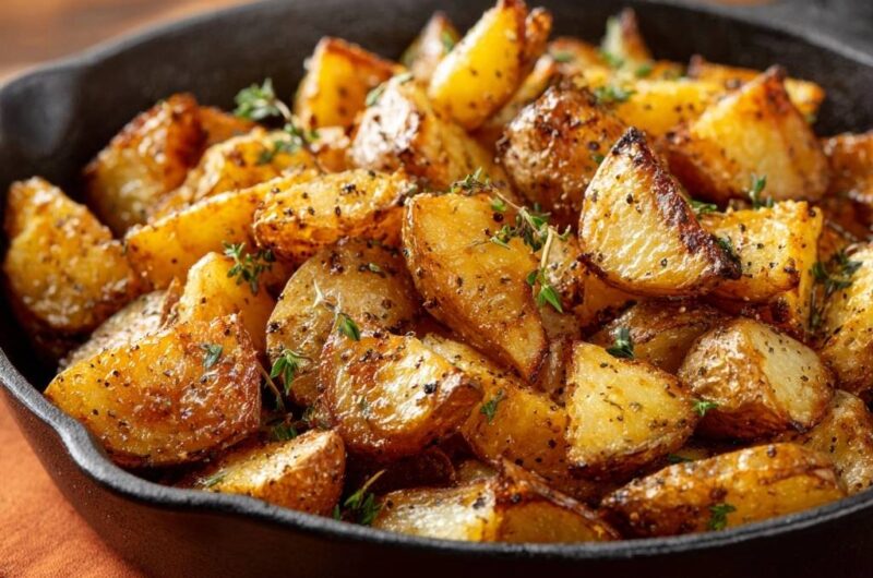 Goldbraune Rosmarin-Bratkartoffeln