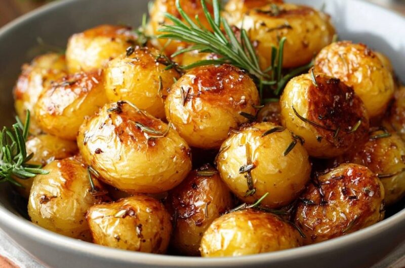Goldbraune Rosmarinkartoffeln