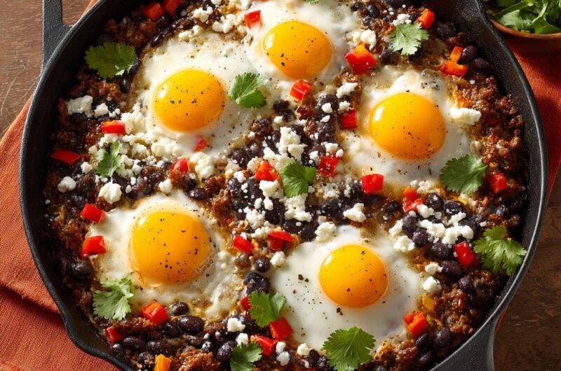 Herzhafte Mexikanische Frühstückspfanne