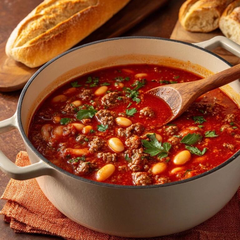 Herzhafter Bohneneintopf mit Rinderhack: Sämiges Rezept