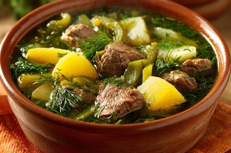 Herzhafter Rindfleisch-Eintopf mit Kartoffeln