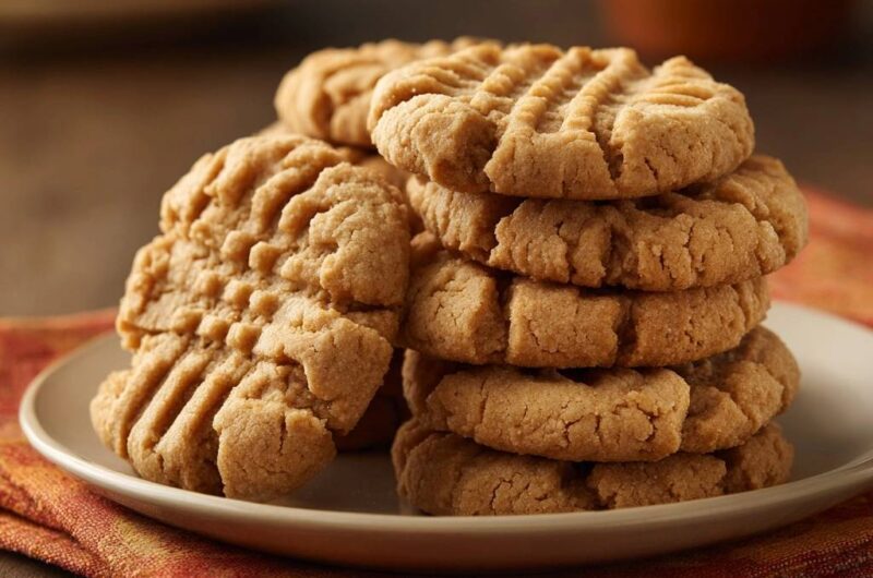 Klassische Erdnussbutter-Cookies