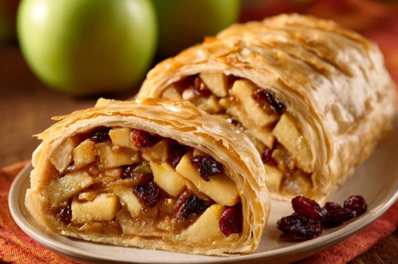 Klassischer Apfelstrudel (Der Anti-Matsche-Boden)