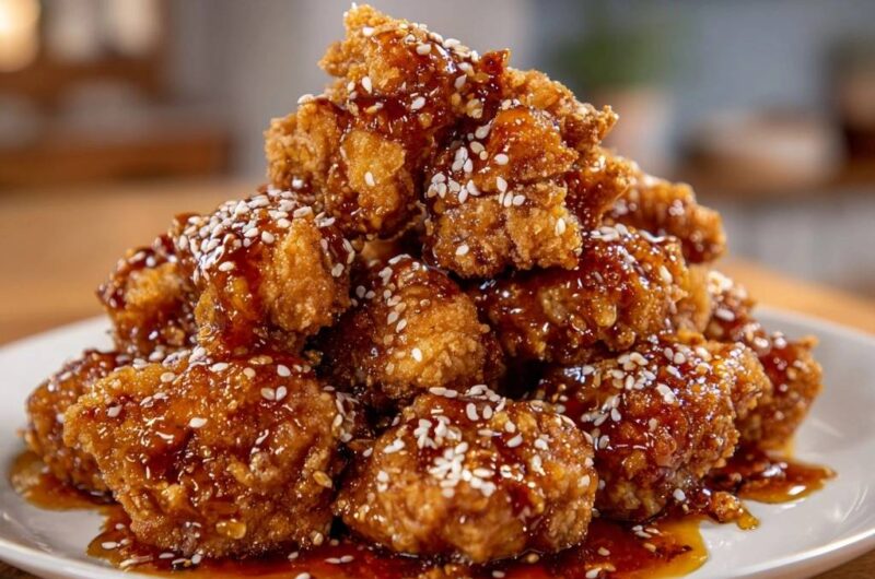 Knuspriges Sesam-Hähnchen