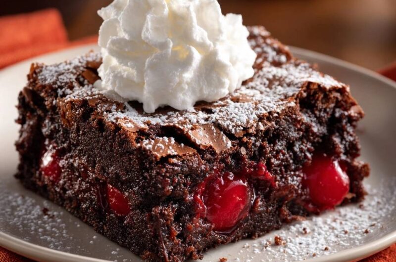 Saftige Kirsch-Schokoladen-Brownies