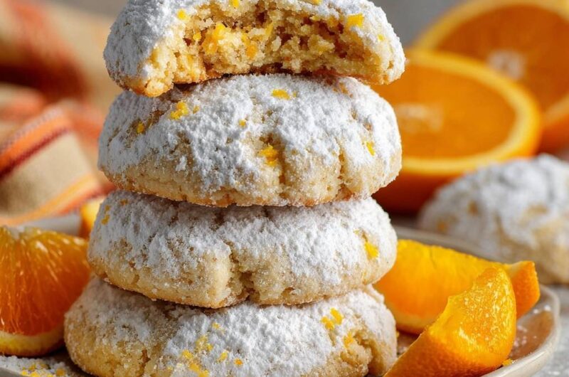 Saftige Orangen-Wölkchen