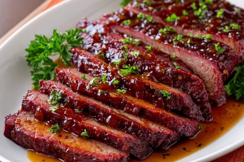 Saftiges BBQ-Rinderbrust-Filet