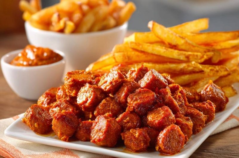 Ultimative Currywurst mit Pommes