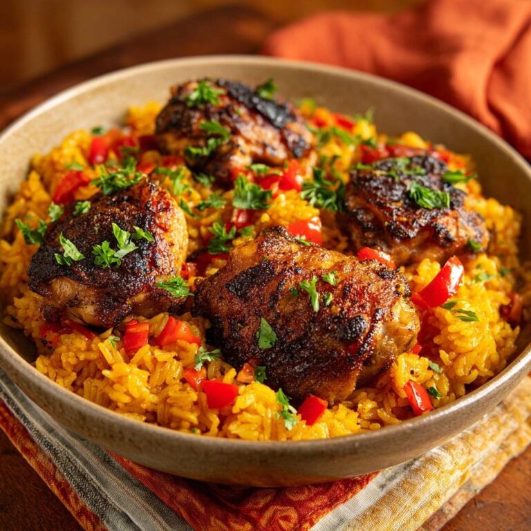 Würzige Hähnchen-Reispfanne: Knusprig & nie wieder matschig