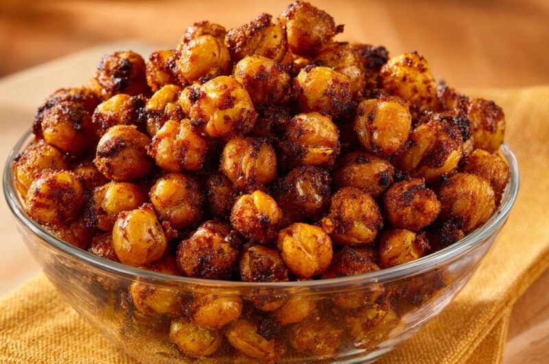 Würzige geröstete Kichererbsen