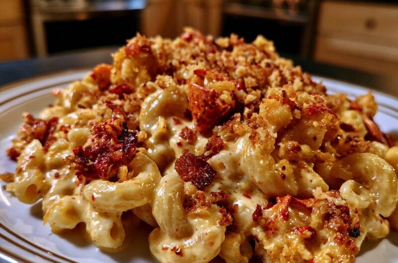 Cremige Hummer Mac und Cheese