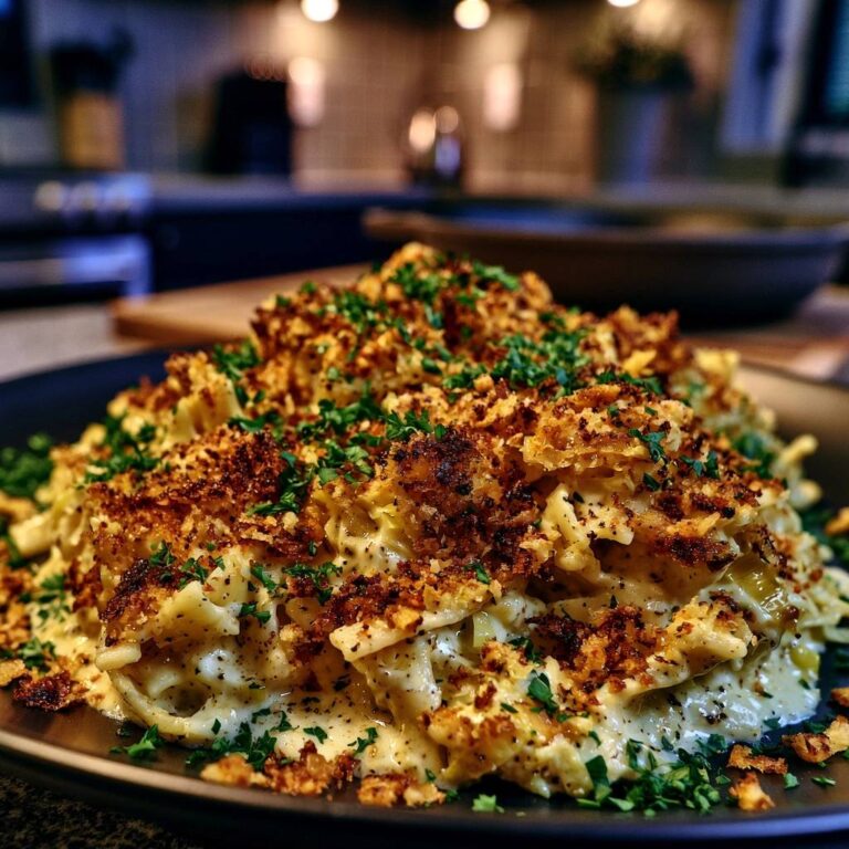 Cremige Pasta mit Knusper-Topping: Das perfekte Rezept