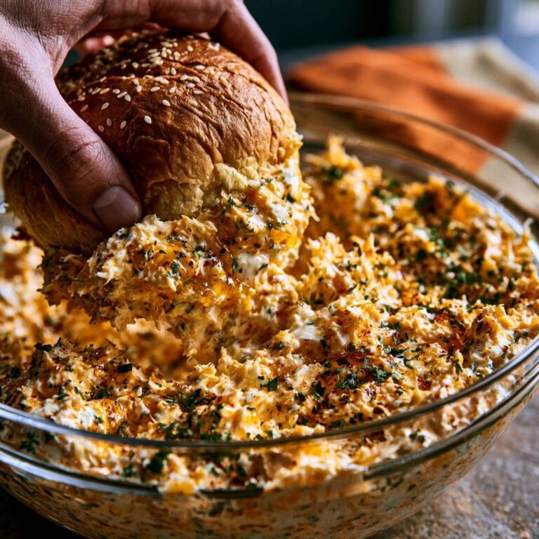Cremiger Cheddar-Hähnchen-Dip: Das Rezept ohne Wässern