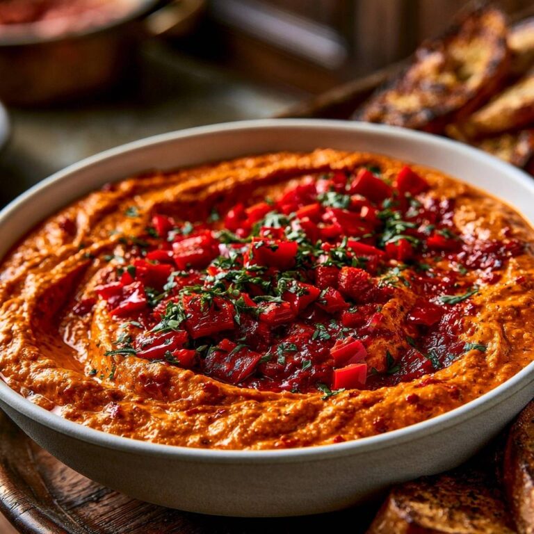 Cremiger Paprika-Walnuss-Dip: Das Rezept ohne Wässern