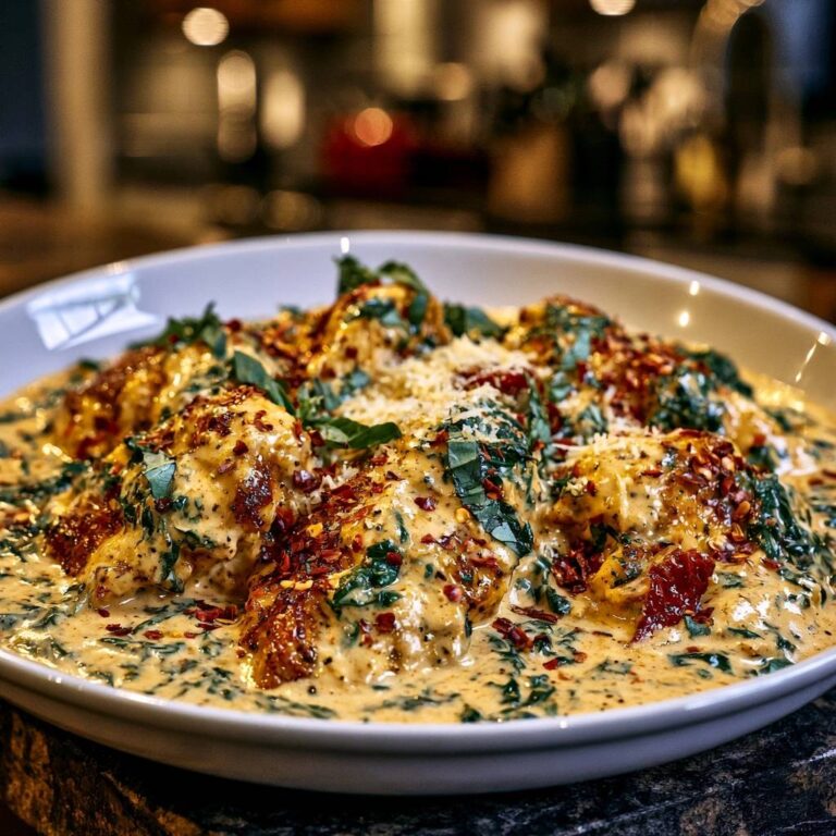 Cremiges Toskana-Hähnchen mit Spinat: Das perfekte Rezept