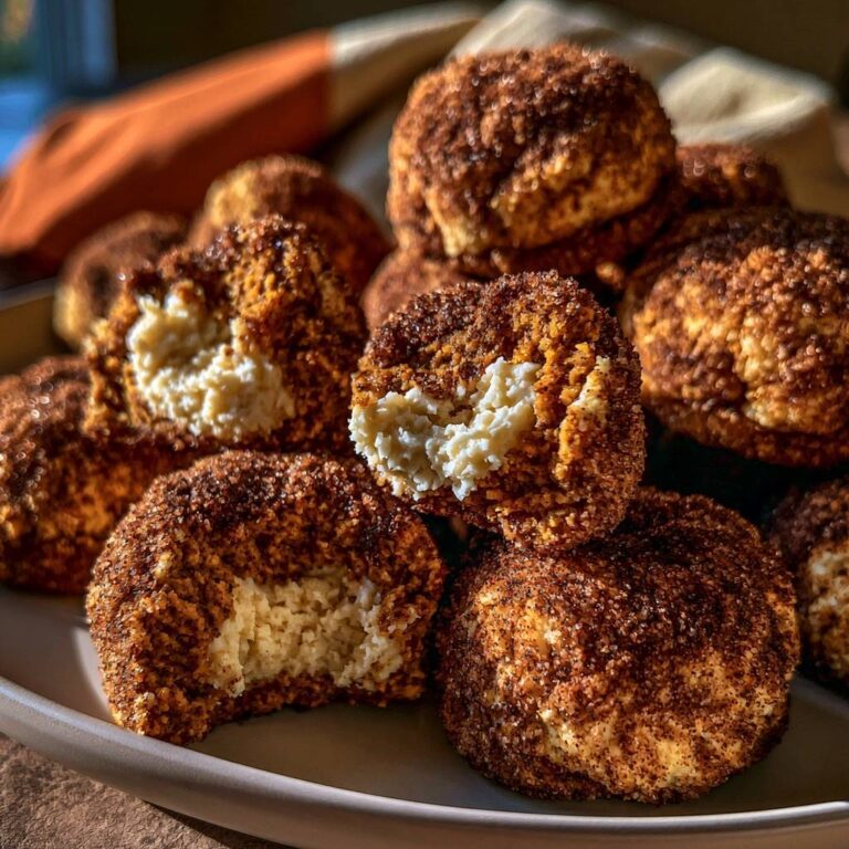 Gefüllte Zimt-Zucker-Bällchen: Außen knusprig, innen cremig