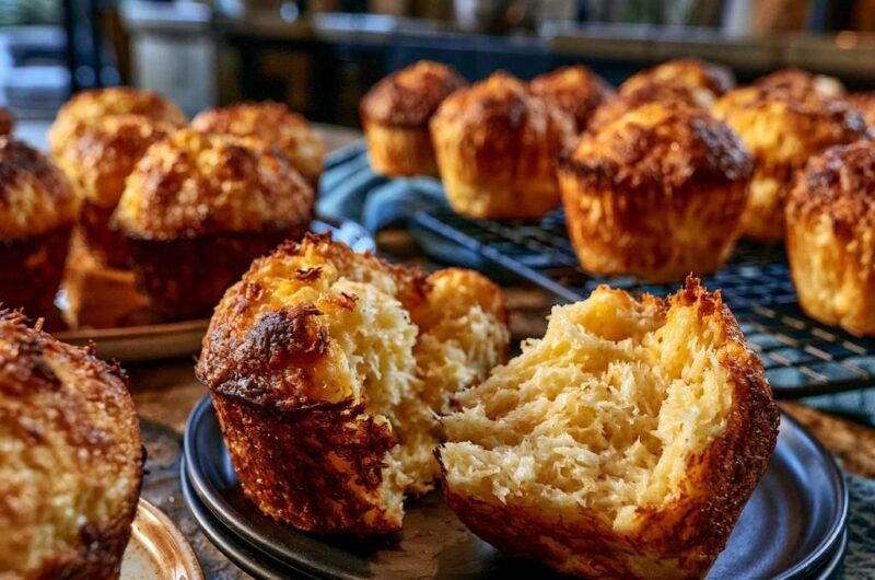 Goldbraune Kokos-Muffins
