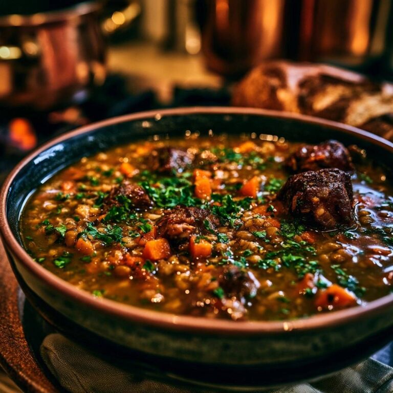 Herzhafter Linseneintopf mit Rindfleisch: Das beste Rezept